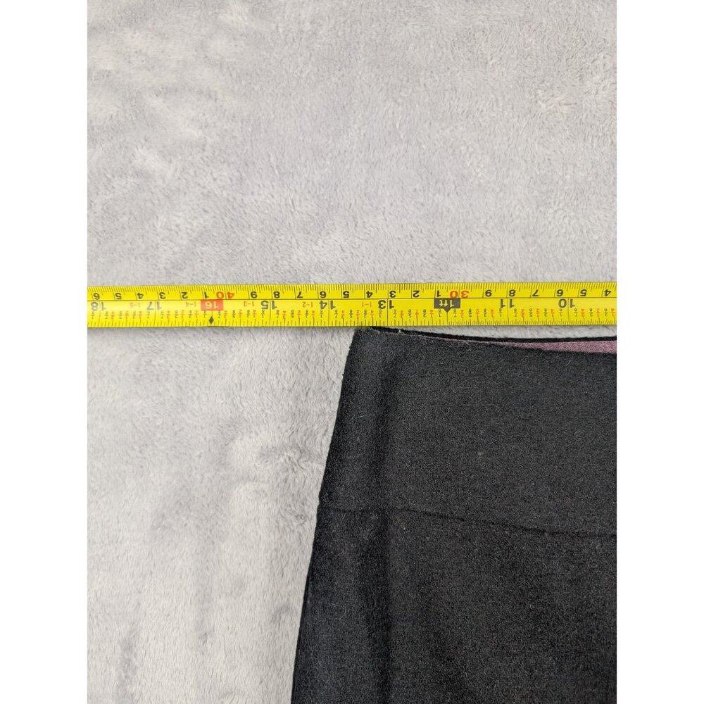 Banana Republic Skirt Womens Size 4 Black Knee Length Pleated Wool Academic - Picture 5 of 10
